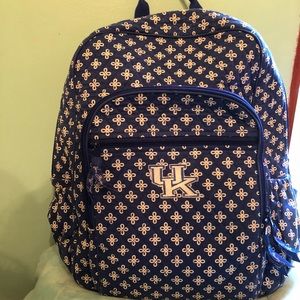 University of Kentucky bookbag and wristlet